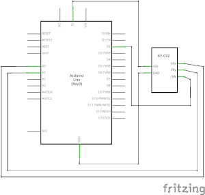 Esquema eléctrico módulo KY-023